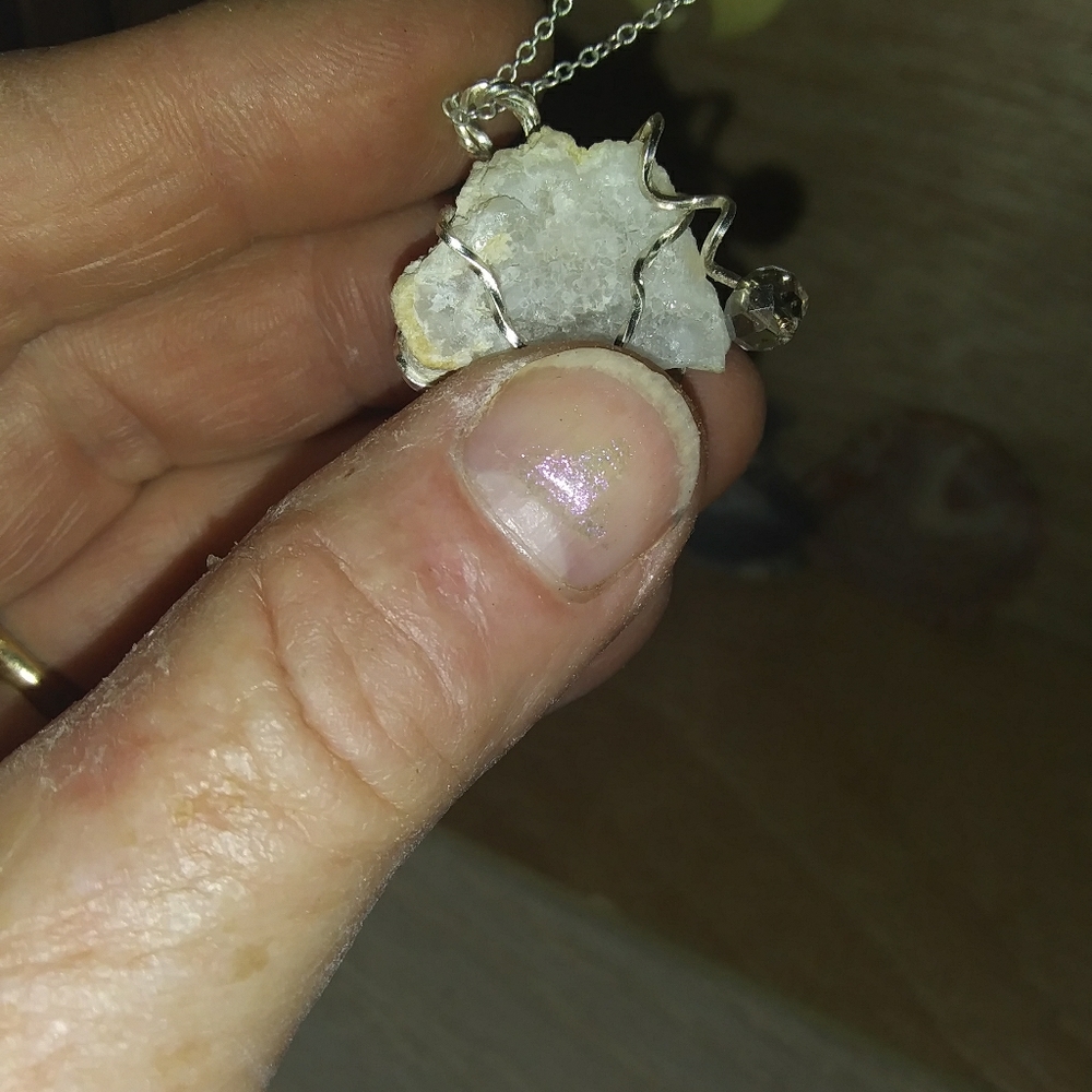 Geode pendant